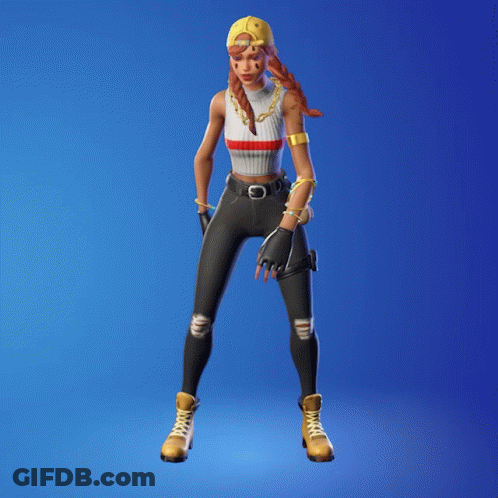 A Video Game Character With A Yellow Helmet On GIF