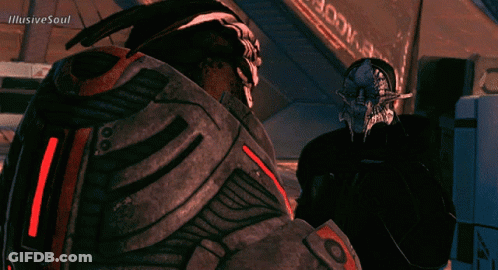A Video Game Character With Illusive Soul Written On The Bottom GIF