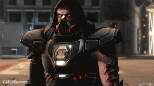 A Video Game Character With The Name Avirha On The Bottom Left GIF