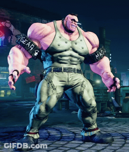 A Video Game Character With The Word Mad Written On His Wrist GIF