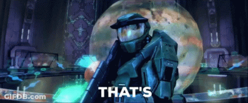 A Video Game Character With The Word That 'S On The Bottom GIF