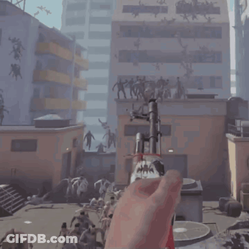 A Video Game Is Being Played And A Key Is Being Thrown Into The Air GIF