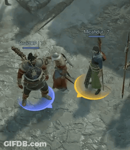 A Video Game Is Being Played And Druidop 17 Is Standing In The Middle GIF
