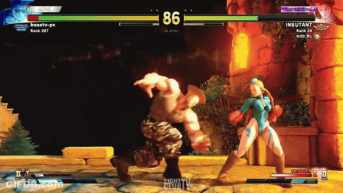 A Video Game Is Being Played And The Number 86 Is On The Screen GIF