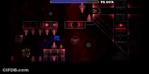 Video Game Score In Dark Room GIF