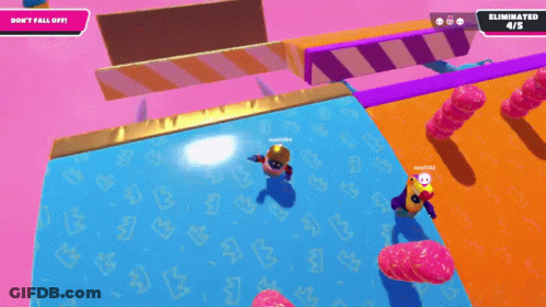 A Video Game Is Being Played On A Computer And The Player Is Eliminated GIF
