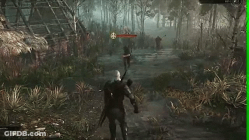 A Video Game Is Being Played On A Green Screen With A Green Border . GIF