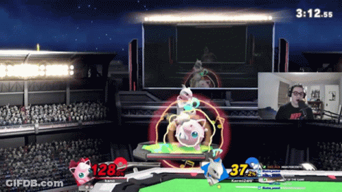 A Video Game Is Being Played With A Time Of 3 : 12.56 GIF