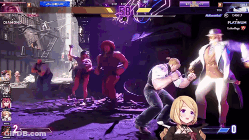 A Video Game Is Being Played With The Number 58 On The Screen GIF