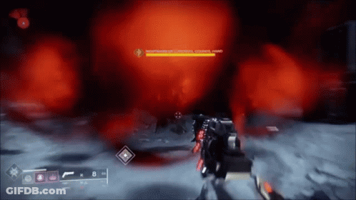 A Video Game Is Being Played With The Number 8 On The Bottom Right Corner GIF