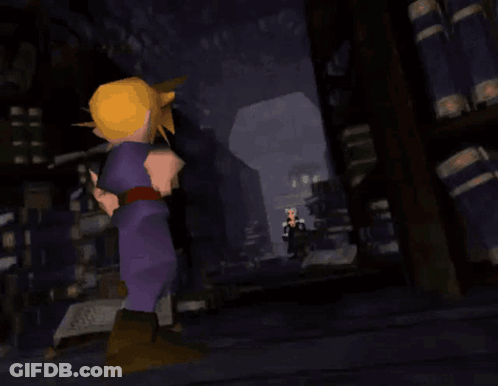 A Video Game Scene With A Green Circle In The Middle GIF