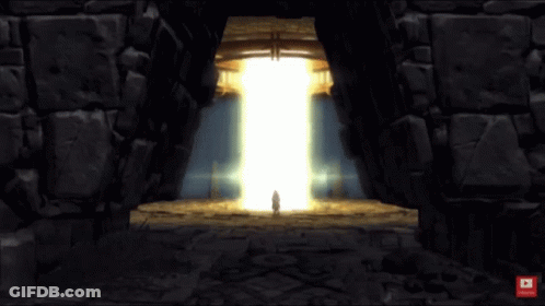 A Video Game Scene With A Subscribe Button GIF