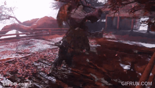 A Video Game Scene With The Website Gifrun.com At The Bottom Of The Screen . GIF