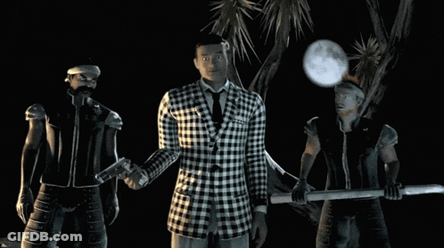 A Video Game Scene With The Words Truth Is The Game Was Rigged From The Start At The Bottom GIF