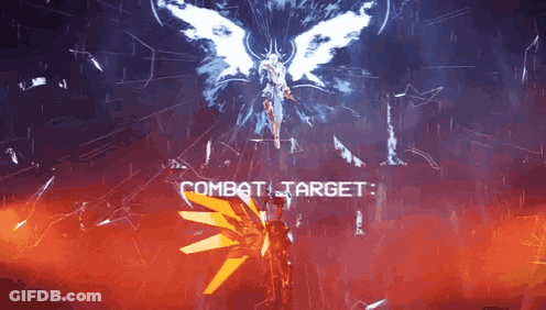 A Video Game Screen Says Combat Target In The Corner GIF