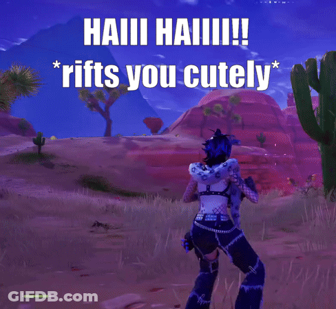 A Video Game Screen Shows A Cactus And The Words " Haiii Haiii " GIF