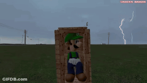 A Video Game Screen Shows A Person Laying On A Wooden Platform With Vanoss Gaming Written On The Bottom GIF