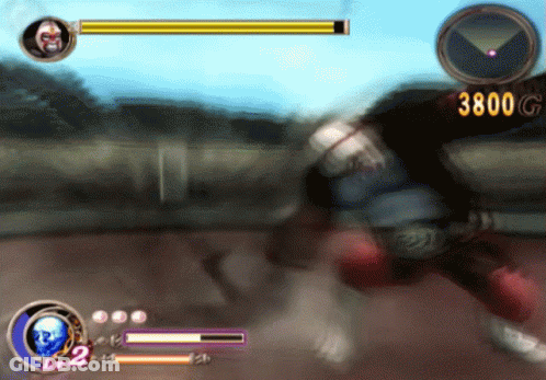 A Video Game Screen Shows A Player With 3800 Points GIF