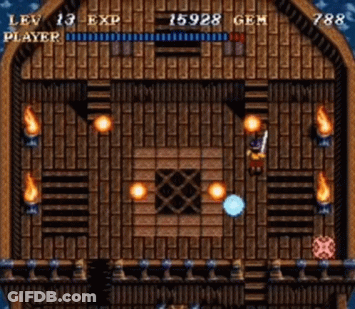 A Video Game Screen Shows A Player With A Level 13 Exp GIF