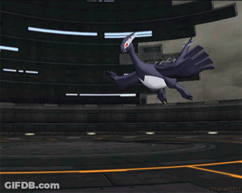 A Video Game Screen Shows A Purple And White Dragon With A Red Eye GIF