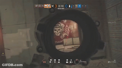 A Video Game Shows A Round 4 Won GIF