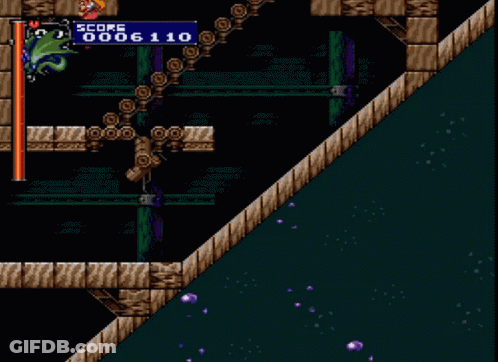 A Video Game Shows A Score Of 006 110 GIF