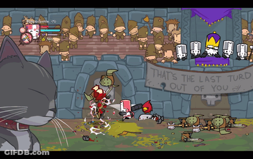 A Video Game With A Banner That Says " That 'S The Last Turn Out Of You " GIF