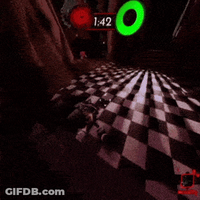 A Video Game With A Green Circle That Says 1.38 GIF