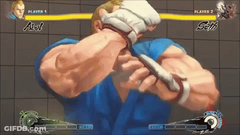 A Video Game With A Player 1 And Player 2 GIF