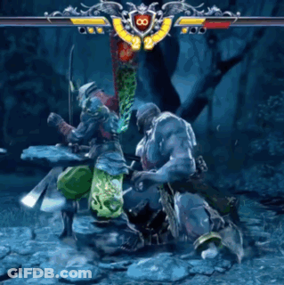 A Video Game With A Shield That Says Infinity On It GIF