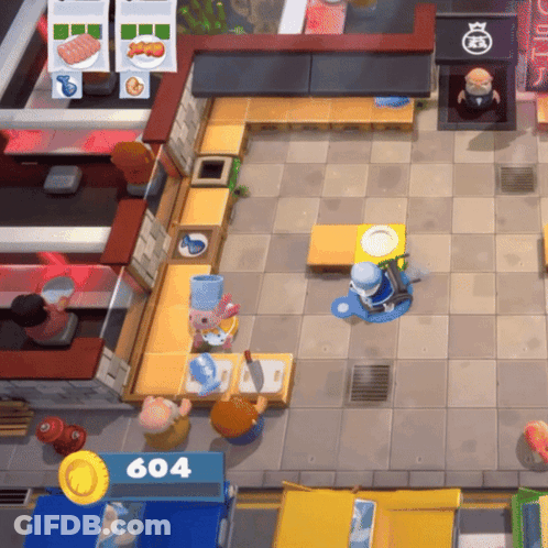 A Video Game With The Number 604 On The Bottom Right GIF
