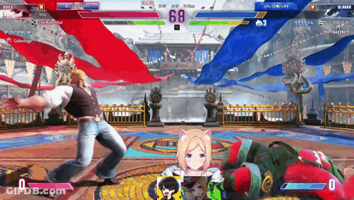 A Video Game With The Number 68 At The Top Of It GIF