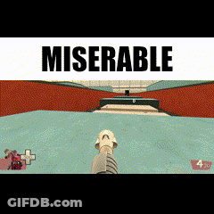 A Video Game With The Word Miserable On The Top GIF