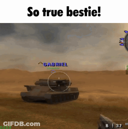 A Video Game With The Words So True Bestie On The Bottom GIF