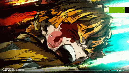 A Video Of A Cartoon Character Is Being Played On A Screen GIF