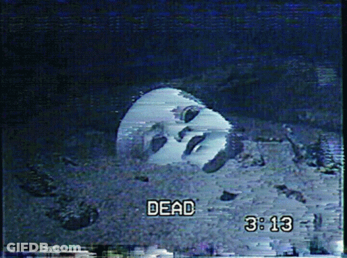 A Video Of A Dead Person With The Time Of 3:13 On The Screen GIF