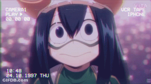 A Video Of A Girl With The Date 24.10.1997 On It GIF
