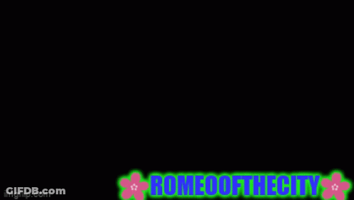 A Video Of A Man And A Woman Dancing With The Words Romeo And E On The Bottom Right GIF