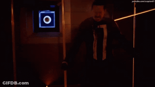 A Video Of A Man 'S Face On Fire With Youtube.com/scorpion01 In The Upper Right Corner GIF
