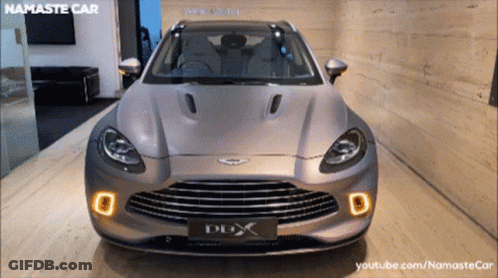 A Video Of A Namaste Car Shows The Front Of A Car GIF
