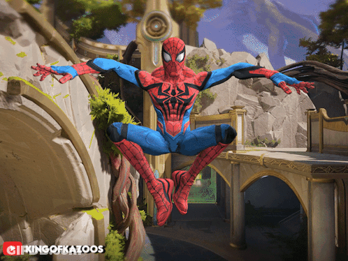 A Video Of A Spider Man Is Being Played By Kingofkazoos GIF