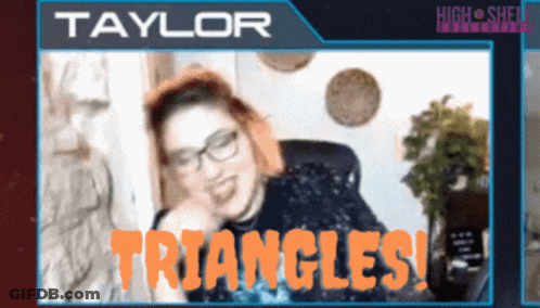 A Video Of A Woman With The Name Taylor On The Top GIF