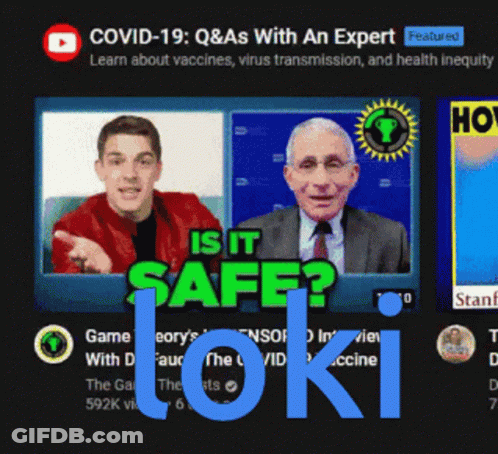 A Video Titled Covid-19 Q & A 'S With An Expert GIF