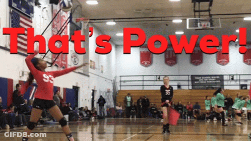 A Volleyball Player In A Red Jersey With The Number 93 Throws The Ball GIF