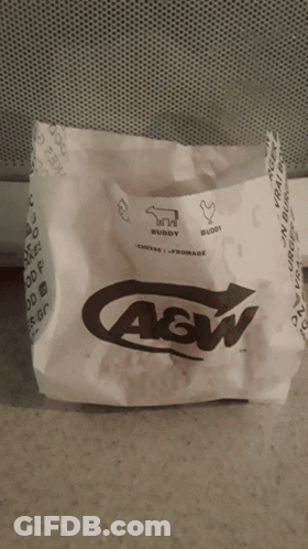 A&W Bag On Counter GIF