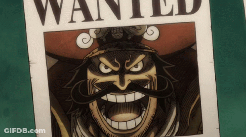 A Wanted Poster With A Picture Of A Man With A Hat And Mustache GIF