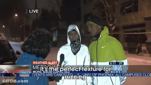 A Weather Alert Is Displayed On A News Channel GIF