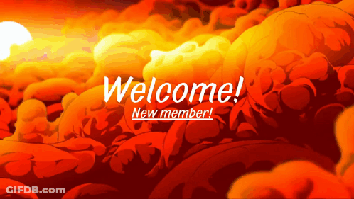 A Welcome Sign For A New Member Of The Community GIF