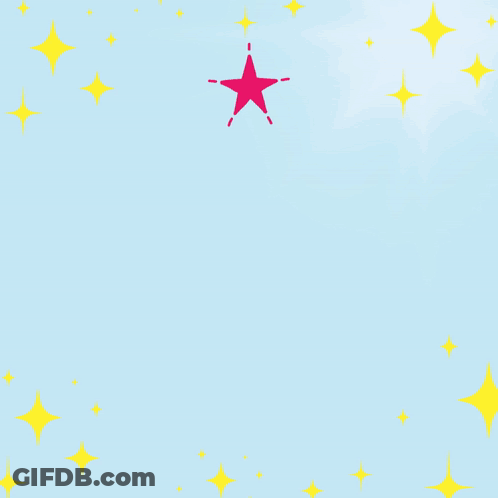 A Welcome To The Krew Poster With A Cat And Stars GIF