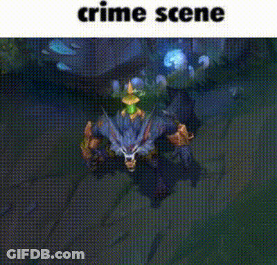 A Werewolf With A Witch On Its Back Is In A Video Game Scene . GIF